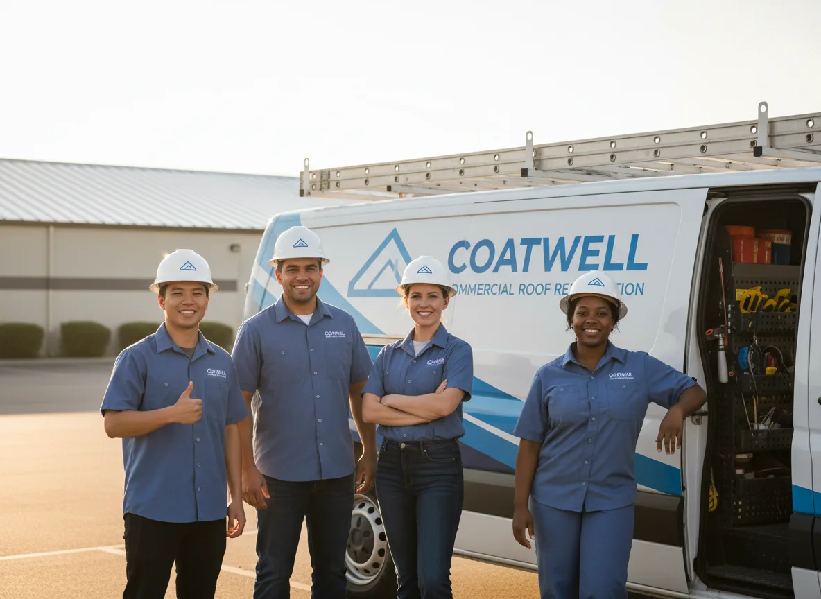 Commercial roof coating company in Somerset, TX